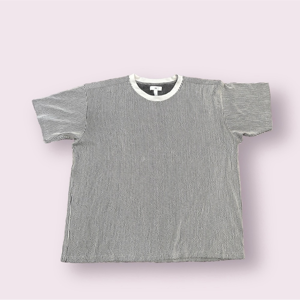 2XL Striped Sweater Tee